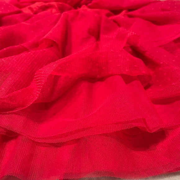 NWT American Girl Janie and Jack red tulle skirt - Picture 3 of 10